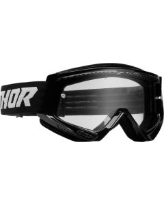 THOR Combat Racer Goggles Black/White