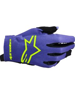 ALPINESTARS Youth Radar Gloves PURPLE/YELLOW 2025 Model