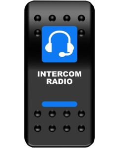 MUD Intercom Blue Rocker Switch ATV UTV