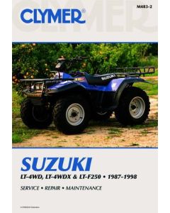Suzuki LT4WD LTF4WDX & LT-F250 87-98 Clymer Workshop Manual