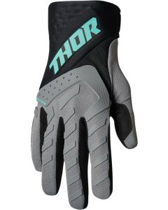 THOR Youth Spectrum MX Motorcross Gloves Black/Gray/Mint