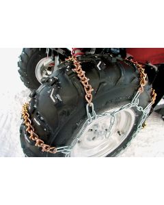 Pair Of Quad Tyre Snow Chains #9 VBAR Heavy Duty