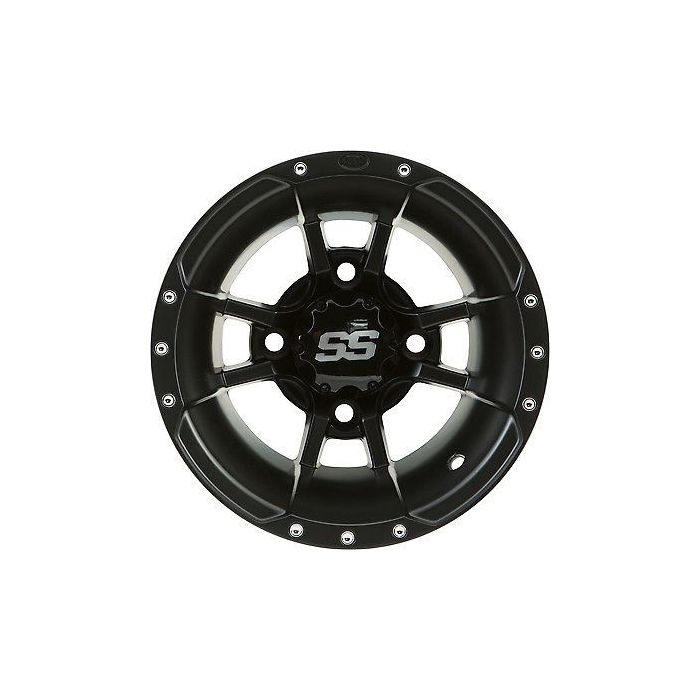 ITP SS112 Black 9X8 4/110 3+5 Alloy Wheel