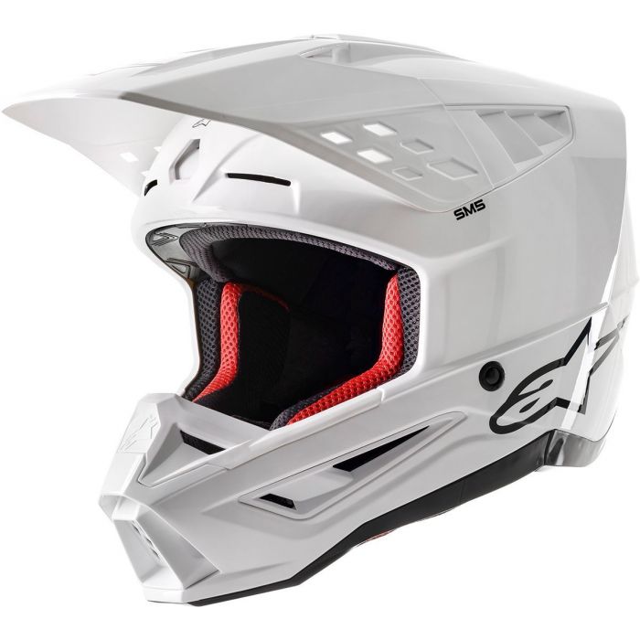 ALPINESTARS Supertech M5 Solid White MX Helmet