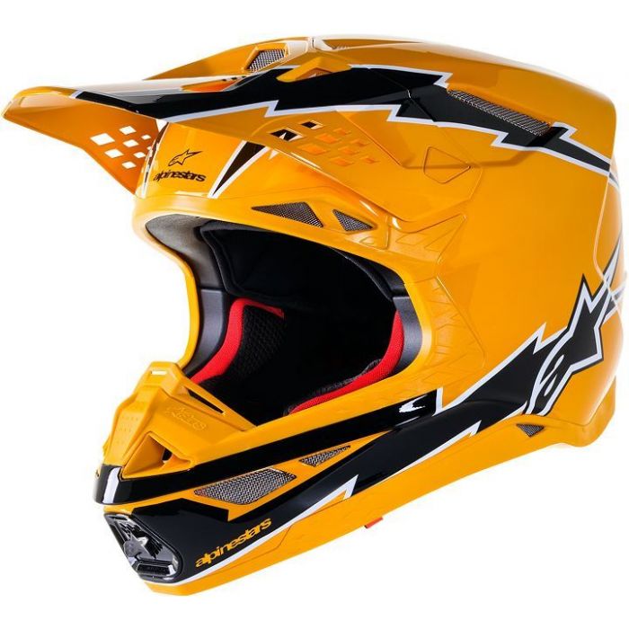 ALPINESTARS Supertech M10 Orange Ampress MX Helmet