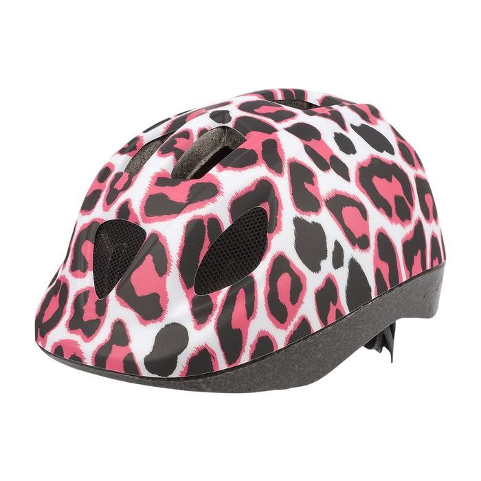 POLISPORT XS Kids Bicycle Helmet Pinky Cheetah