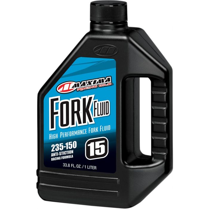 Maxima Fork Fluid Racing 15w 1 Litre 33.8 Fl. Oz. Orange