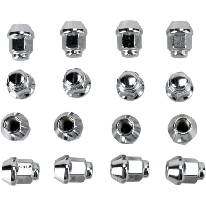 DWT Lug Nuts Chrome 10mm Tapered Pack Of 16