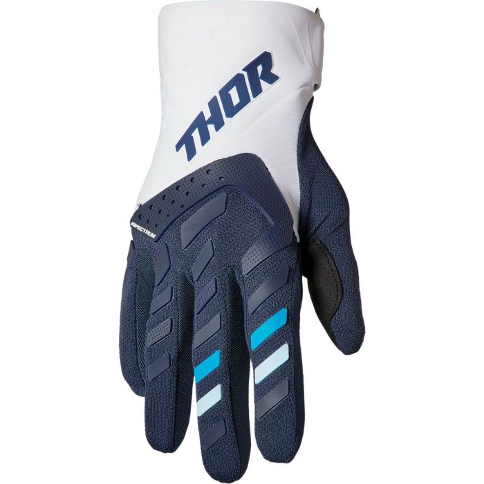 THOR Women's Spectrum MX Motorcross Gloves White/Midnight 2023 Model