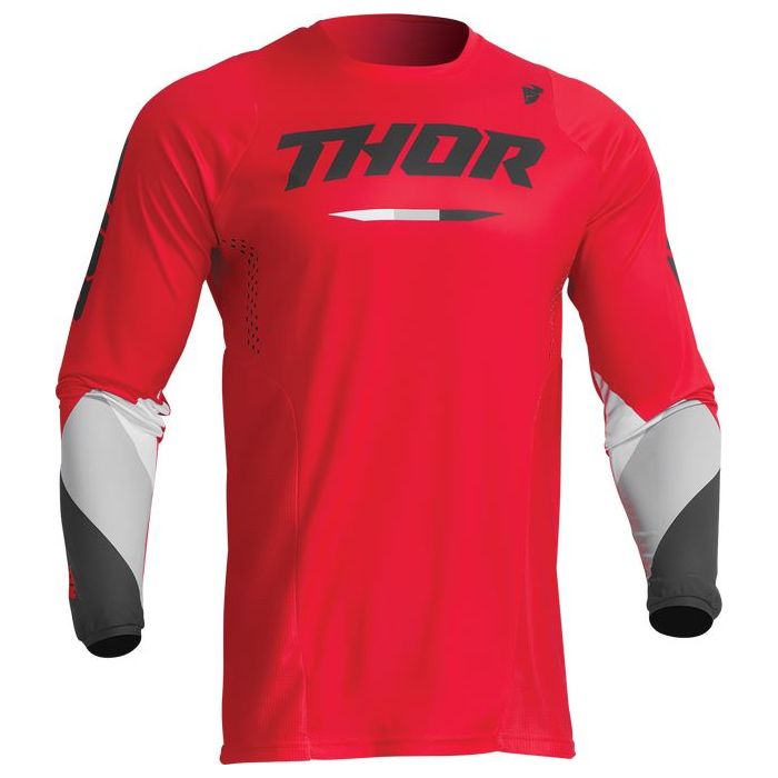 THOR Pulse Tactic MX Motorcross Jersey Red 2023 Model