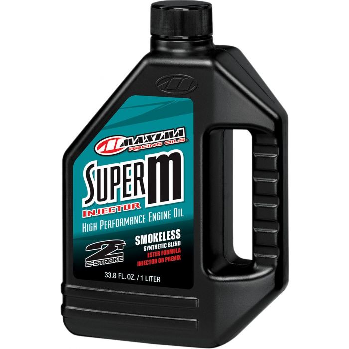 Maxima Super M Injector Synthetic Blend 2T Engine Oil 1 Litre