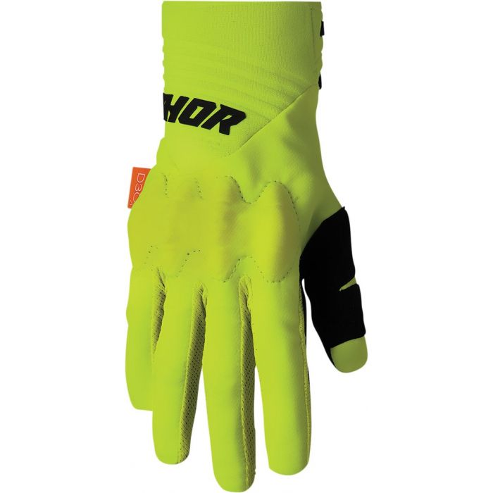 THOR Rebound MX Motorcross Gloves Black/Acid 2023 Model