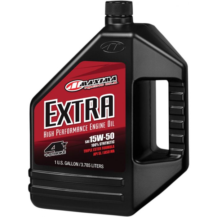 Maxima Engine Oil 4-Stroke 15w50 3.78 Litre 1 Gallon Amber
