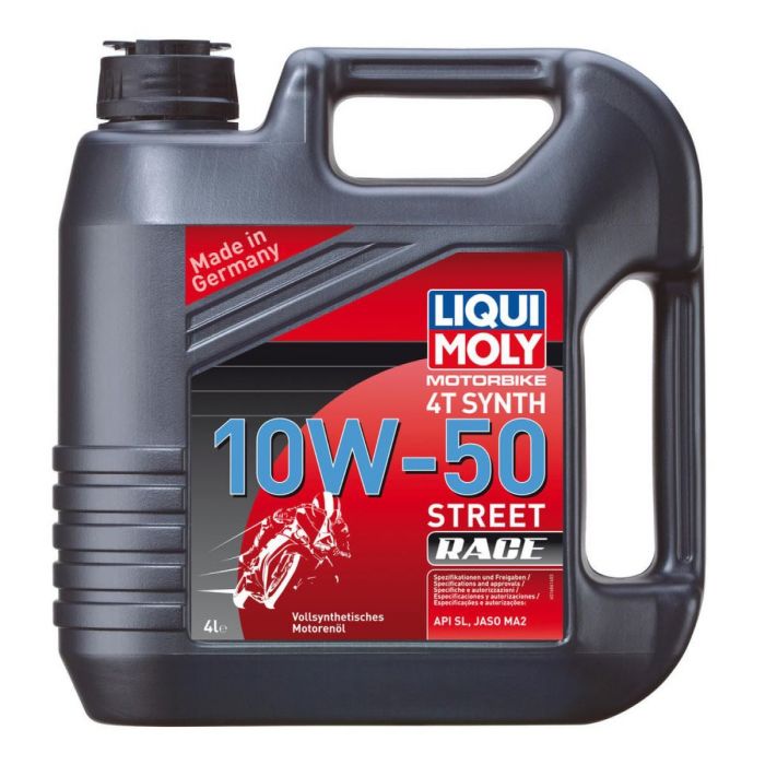 LIQUI MOLY 4 Stroke 4T Fully Synthetic 10W-50 Street Race Oil 4l