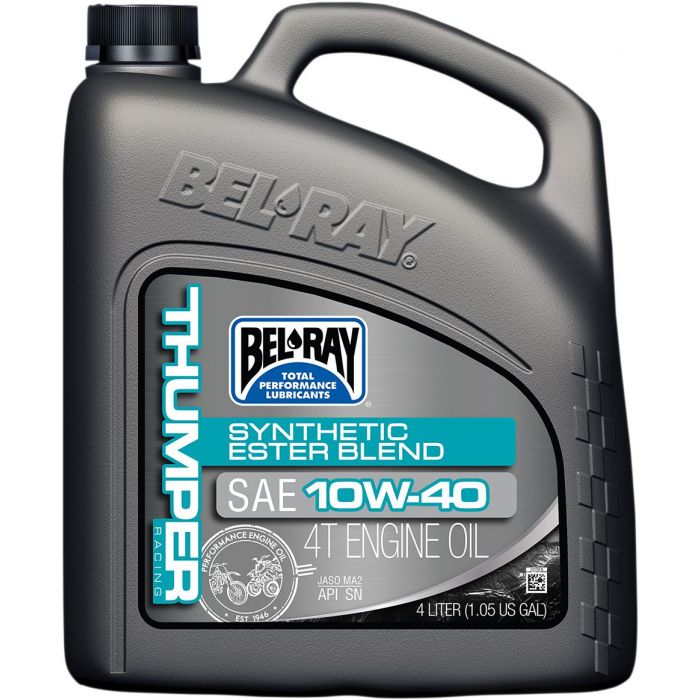 BELRAY Thumper Racing Synthetic Ester 4T Engine Oil 10W-40 4 Litre