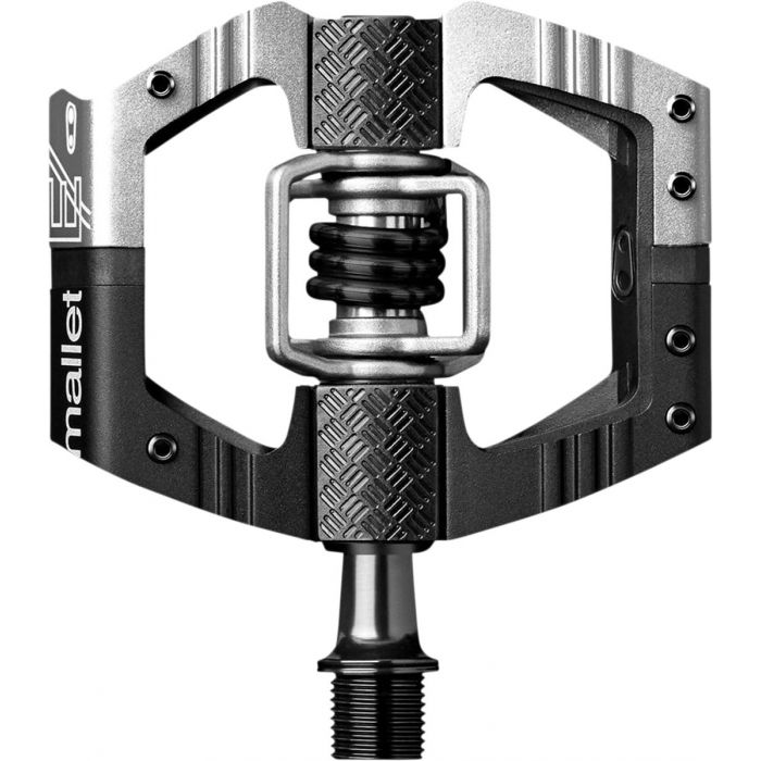 CRANKBROTHERS Mallet E LS Pedals Black/Silver Large