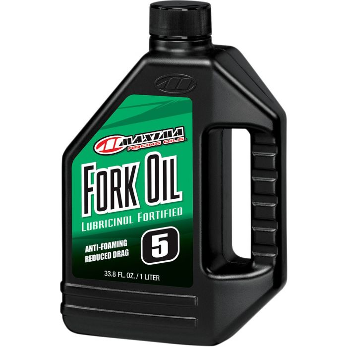 Maxima Fork Oil Front 5w 1 Litre 33.8 Fl. Oz. Clear