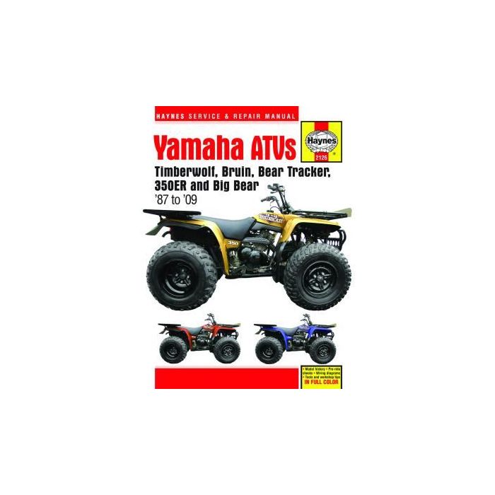 Yamaha 250 350 400 600 660 Quad Haynes Manual