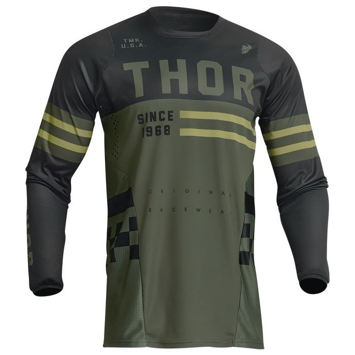 THOR Youth Pulse Combat MX Motorcross Jersey Army 2023 Model