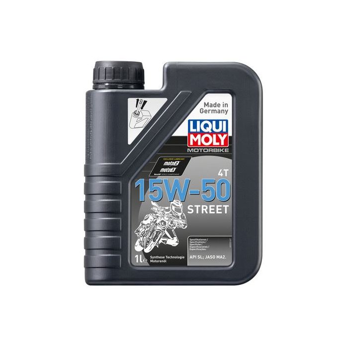 LIQUI MOLY 4 Stroke 4T Synthetic 15W-50 Street Oil 1l
