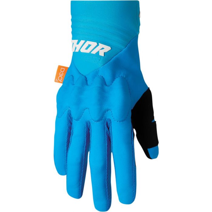 THOR Rebound MX Motorcross Gloves Blue/White 2023 Model