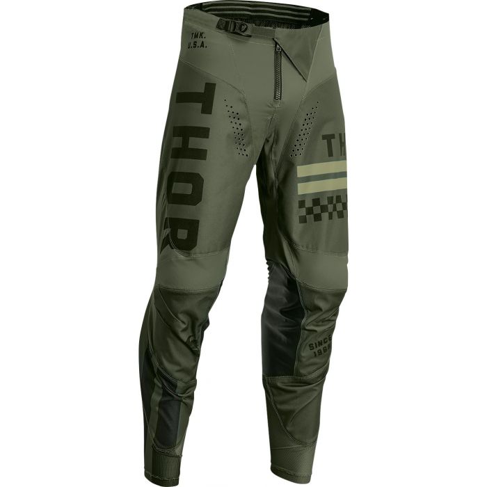 THOR Youth Pulse Combat MX Motorcross Pants Green 2023 Model