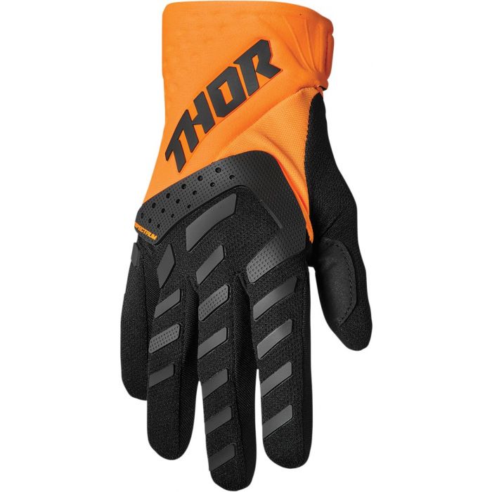 THOR Spectrum MX Motorcross Gloves Black/Orange 2023 Model