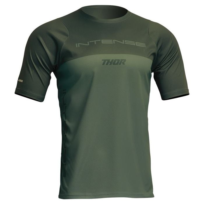 THOR Intense Assist Censis MTB Jersey Forest Green 2023 Model