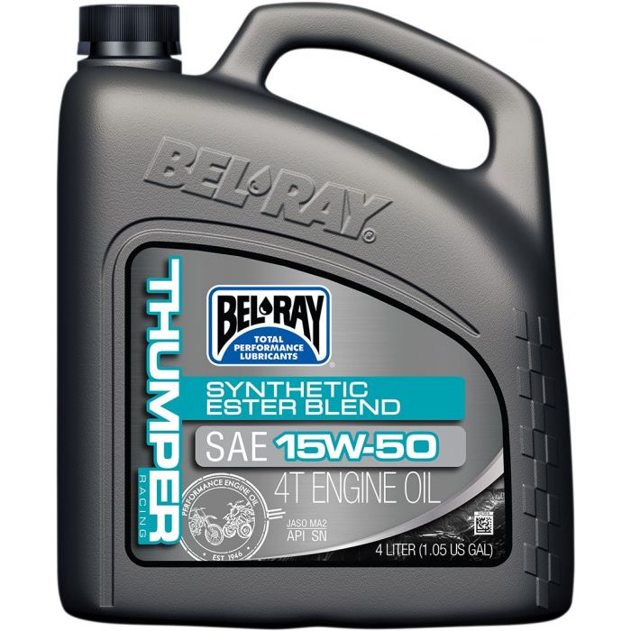 BELRAY Thumper Racing Synthetic Ester 4T Engine Oil 15W-50 4 Litre