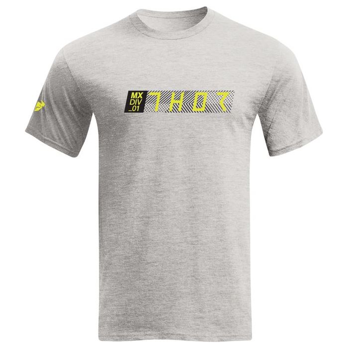 THOR Tech MX Motorcross T-Shirt Heather Gray 2023 Model