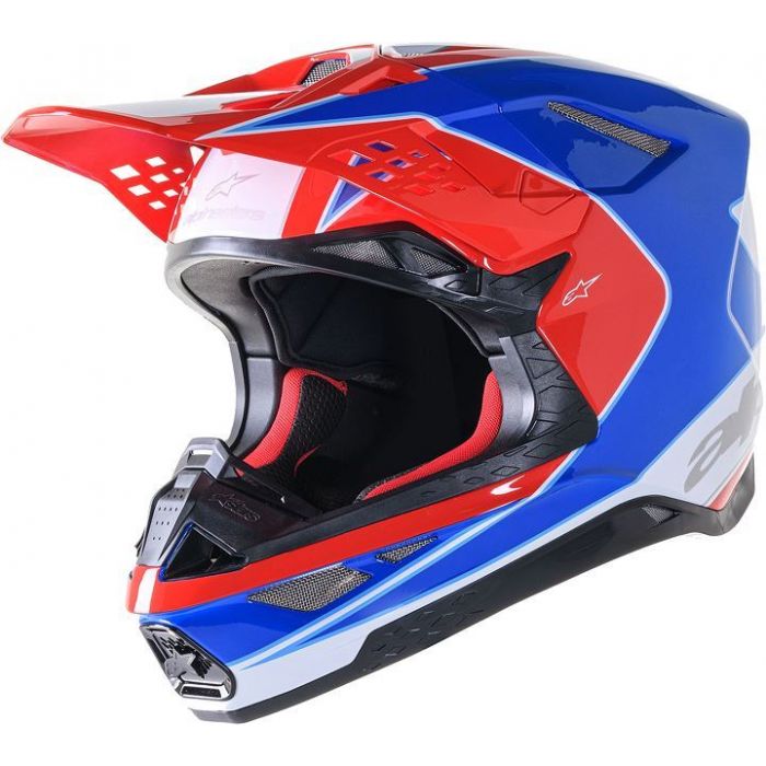 ALPINESTARS Supertech M10 Supertech Red & White Aeon MX Helmet