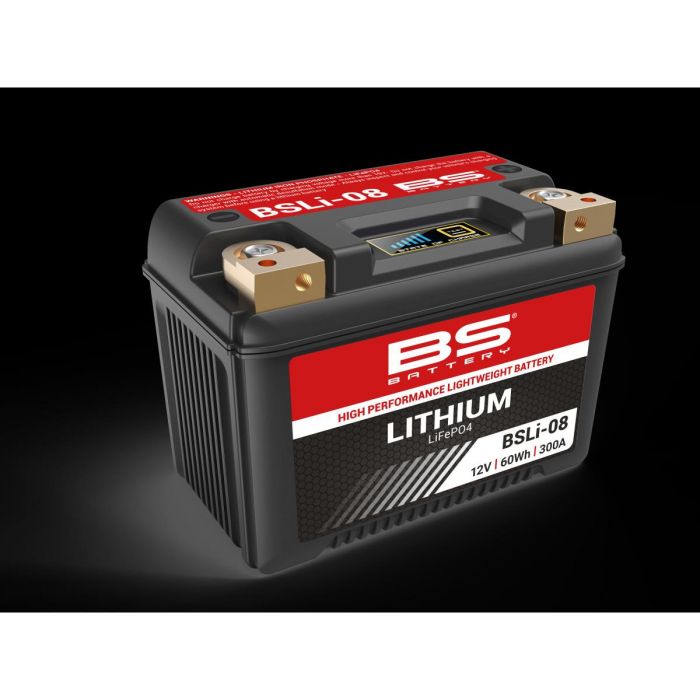 BS Battery Lithium BSLI08 (L) 148mm (W) 86mm (H) 105mm