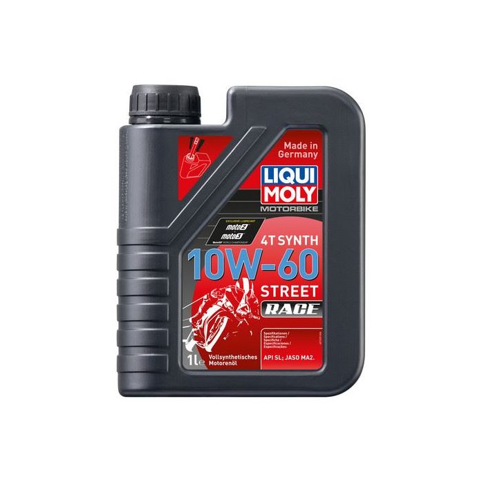 LIQUI MOLY 4 Stroke 4T Fully Synthetic 10W-60 Street Race Oil 1l