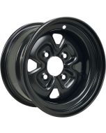 MUD Quad Bike Steel Wheel 12x7 4/110 Black 5+2