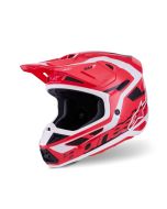 ALPINESTARS SM7 Deed Helmet RED/BLK/WH 2025 Model