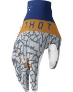 THOR Sportmode Bravo Gloves White/Gray/Blue