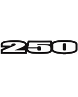 Suzuki Ozark LTF 250 Sticker Decal (White)