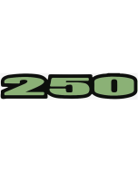 Suzuki Ozark LTF 250 Sticker Decal (Green)