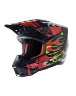Alpinestars Supertech SM5 Rash Red Mx Helmet
