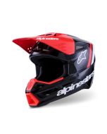 ALPINESTARS SM3 Radium Helmet BLK/RED/WH 2025 Model