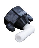 Shurflo 1/2" Female Swivel Nut Pump Connector Angle 3/8" Hose Tail 234-3916