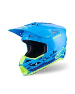 ALPINESTARS SM3 Force Helmet CYAN 2025 Model
