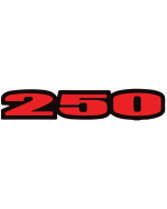 Suzuki Ozark LTF 250 Sticker Decal (Red)