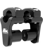ROX PIVOTING HANDLEBAR RISER FOR 28,6 mm (11/8") HANDLEBARS 51mm RISE BLACK ANODIZED