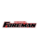 Honda Foreman Tank Sticker 300mm White/Red/Black