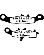 FA349R EBC Quad Brake Pads