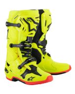 Alpinestars Tech 10 Boots Yellow Black Red