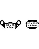 FA128TT EBC Quad Brake Pads