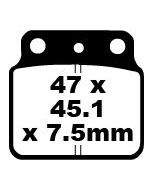 FA137TT EBC Quad Brake Pads