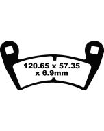 FA452R EBC Quad Brake Pads